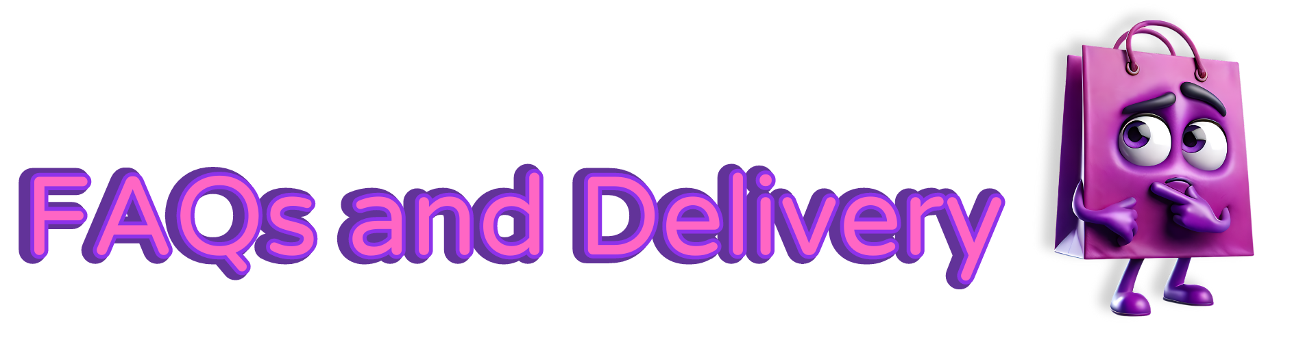 FAQs and Delivery Banner